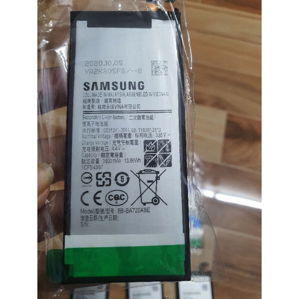 pin samsung j730 A720 zin new công ty có bảo hành