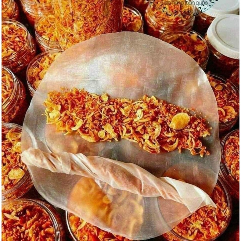 BÁNH TRÁNG PHƠI SƯƠNG MUỐI TÉP HÀNH PHI + BƠ