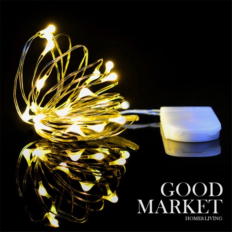 Dây Đèn Led 2M Chạy Bằng Pin Dùng Để Trang Trí Phòng Ngủ