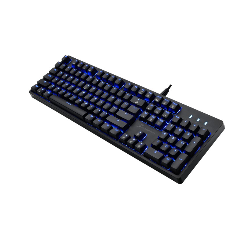 BÀN PHÍM CƠ CHUYÊN GAME FL ESPORTS K 188 ĐÈN LED DÂY USB BỌC DÙ CHỐNG ĐỨT GÃY