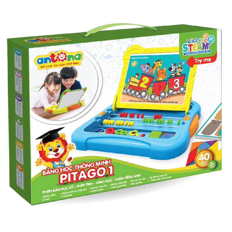 Bảng nam châm PITAGO - Antona 346 I Đồ chơi sáng tạo bé học toán thông minh