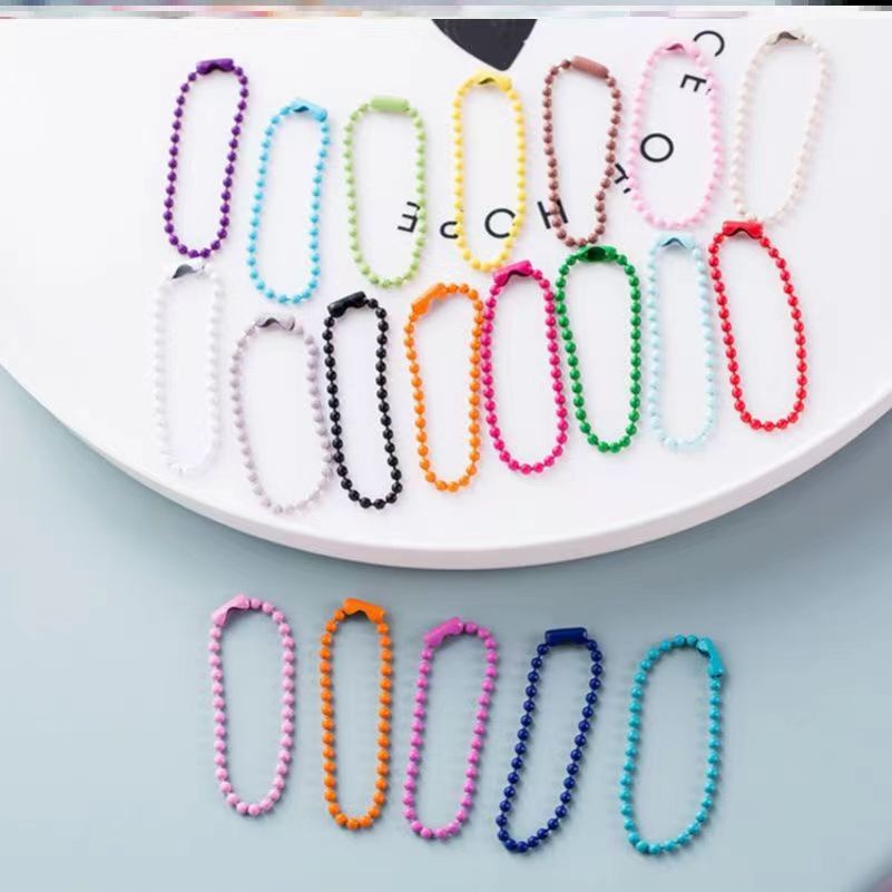 Chuỗi Hạt Tròn Nhiều Màu Làm Trang Sức Thủ Công Kích Thước 2.4 * 12 Hạt