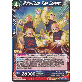 Thẻ bài Dragonball - bản tiếng Anh - Multi-Form Tien Shinhan / TB1-033'