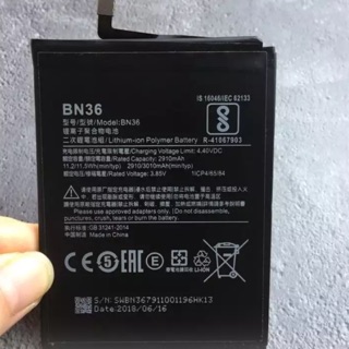 Pin xiaomi 6x/ MiA2(BN36)