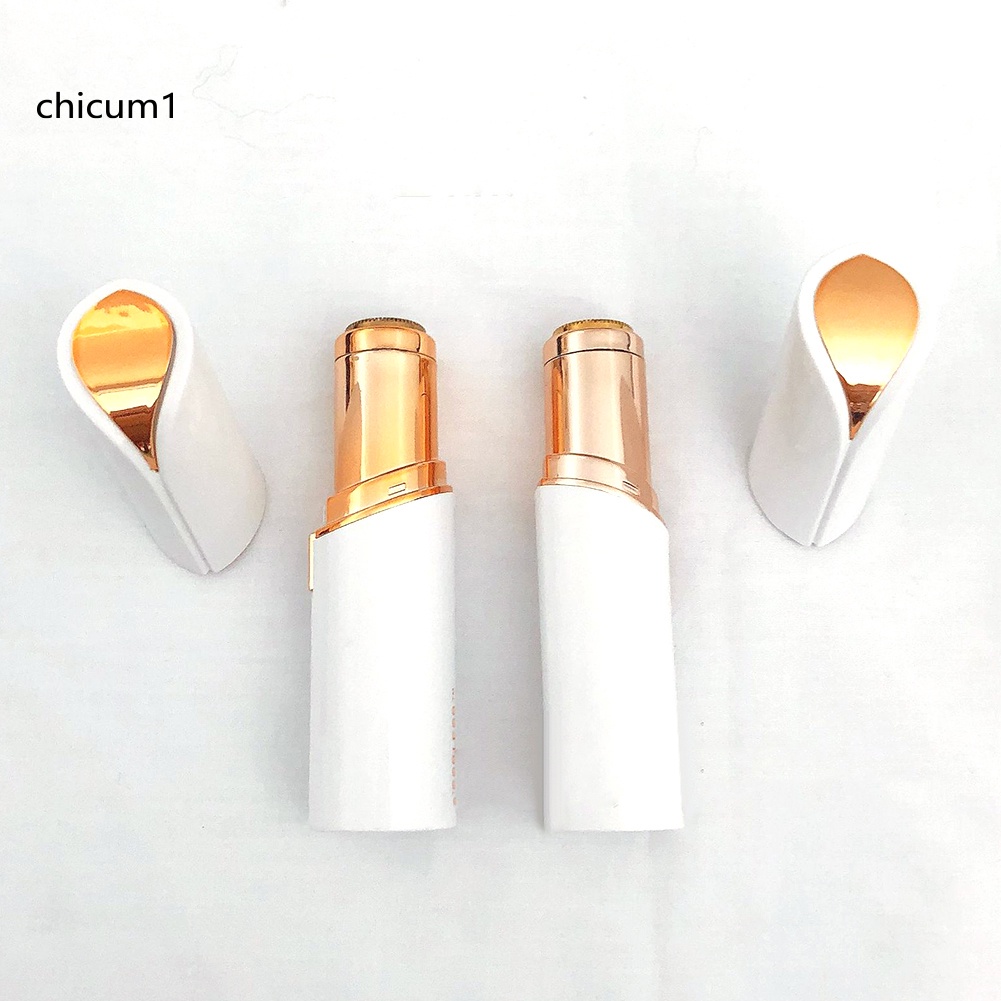 [Hàng mới về] Máy tẩy lông mặt hình thỏi son bỏ túi tiện lợi