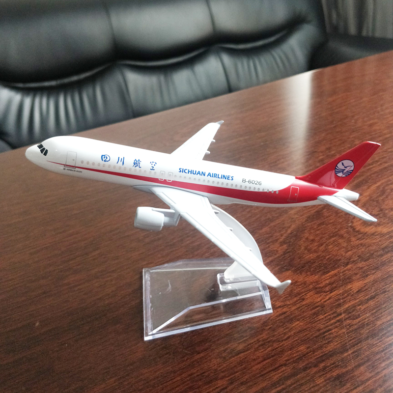 Mô hình máy bay Airbus 320 A320 16CM bằng hợp kim