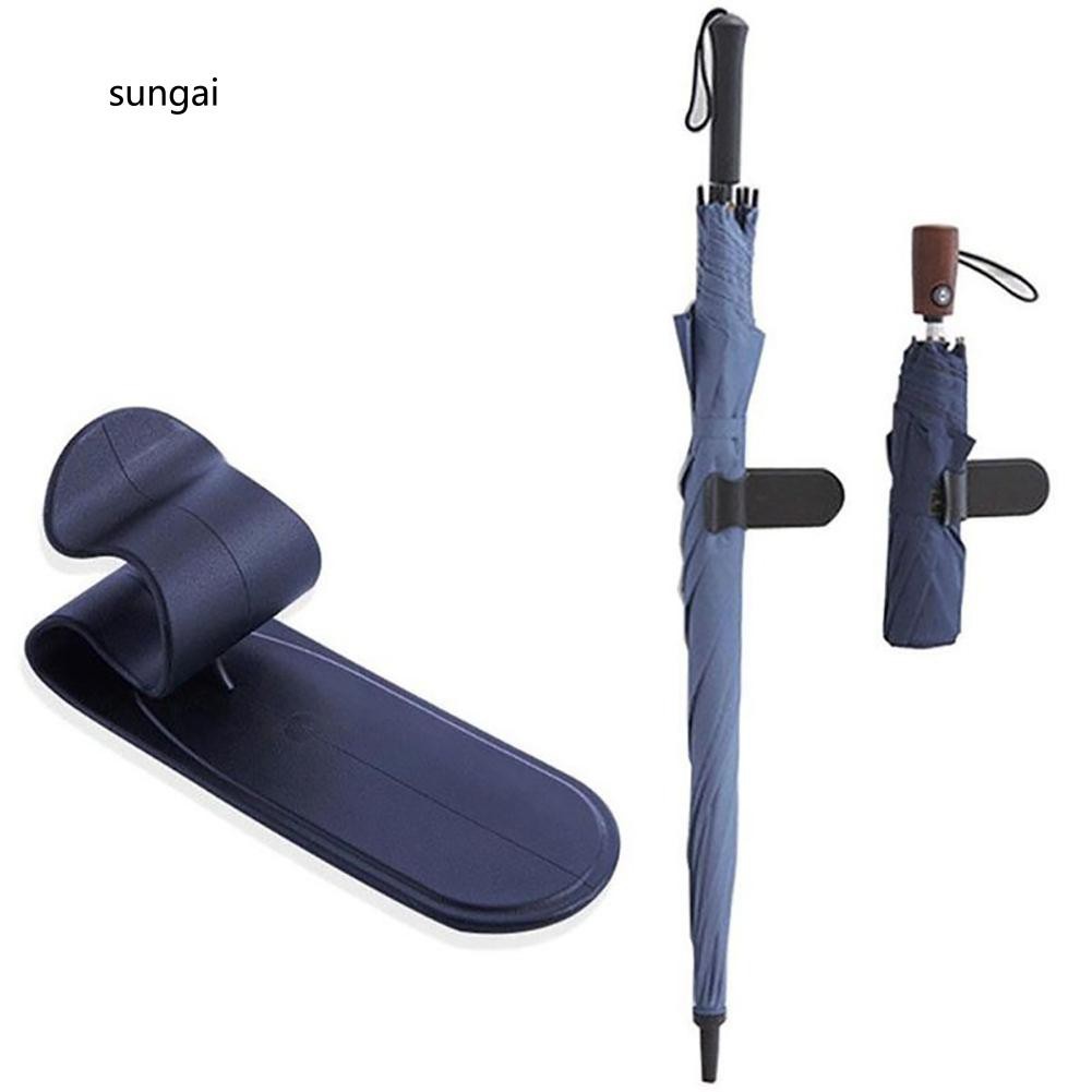 Móc để dù treo tường làm từ nhựa PP màu đen kích thước 14cm x 5.2cm tiện dụng | BigBuy360 - bigbuy360.vn