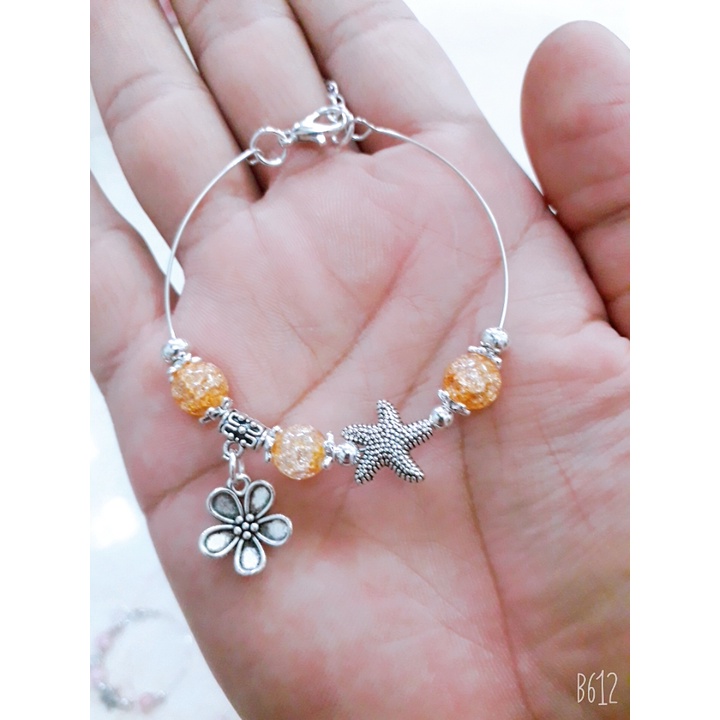 Vòng tay đá bọt tuyết 8mm - phong cách trẻ trung