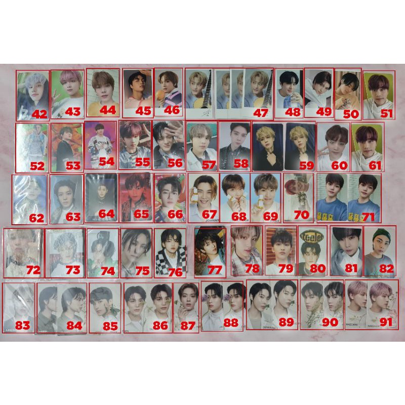 Ảnh thẻ Photocard NCT 127, NCT Dream, WayV tổng hợp universe, glitch mode, 2baddies, ayyo, candy,...