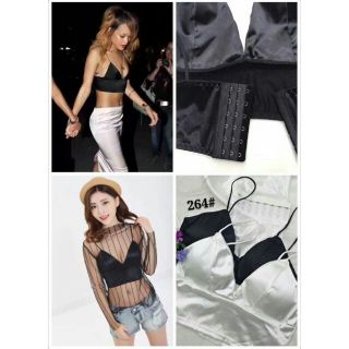 Áo bra satin (Áo lót vải phi bóng), bra dạo biển