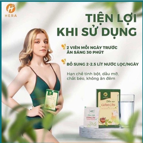 THẢO MỘC GIẢM CÂN HERA PLUS 30V/15 NGÀY  Có Phiếu Bảo Hành