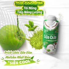 Sữa Dừa Matcha Nhật Bản Cocoxim 330ml 6 hộp