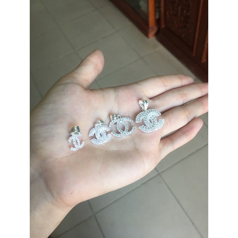 Mặt chữ X bạc chuẩn bạc ta đeo kèm dây siêu sáng đẹp