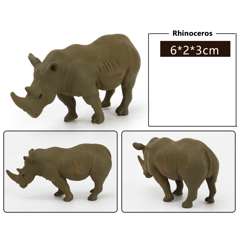 Set 12 Mô Hình Động Vật Hoang Dã Đồ Chơi Giáo Dục Cho Bé