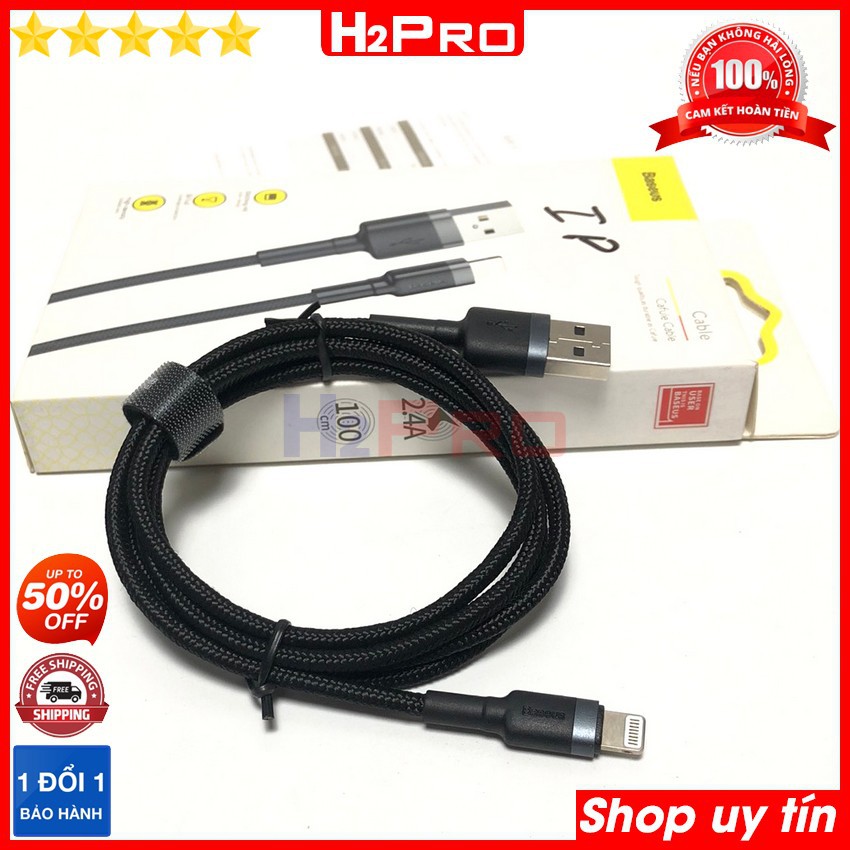 Cáp sạc nhanh -Type C-Micro Usb Baseus H2Pro cao cấp dài 1M (1 chiếc),cáp sạc dùng cho IPvà cho Android