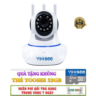 [ComboYOOSEE] Camera yoosee 3 râu và thẻ nhớ 32gb