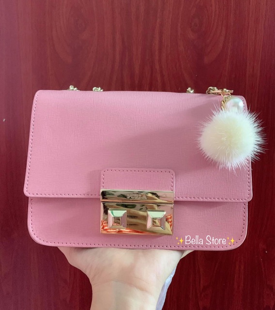 Móc/Charm bông lông thỏ loại 1 siêu mịn,siêu xinh