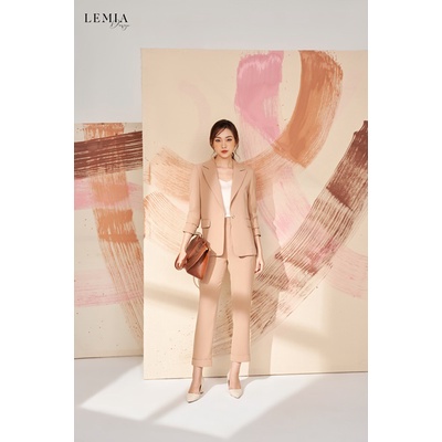 Áo Vest Dáng Xuông Thiết Kế Cổ Chữ V Vếch Thanh Lịch Design By LEMIA - 21AV001