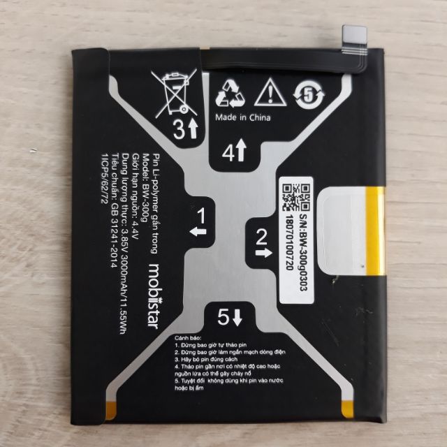 Pin CHÍNH HÃNG mobiistar X (BW-300g)