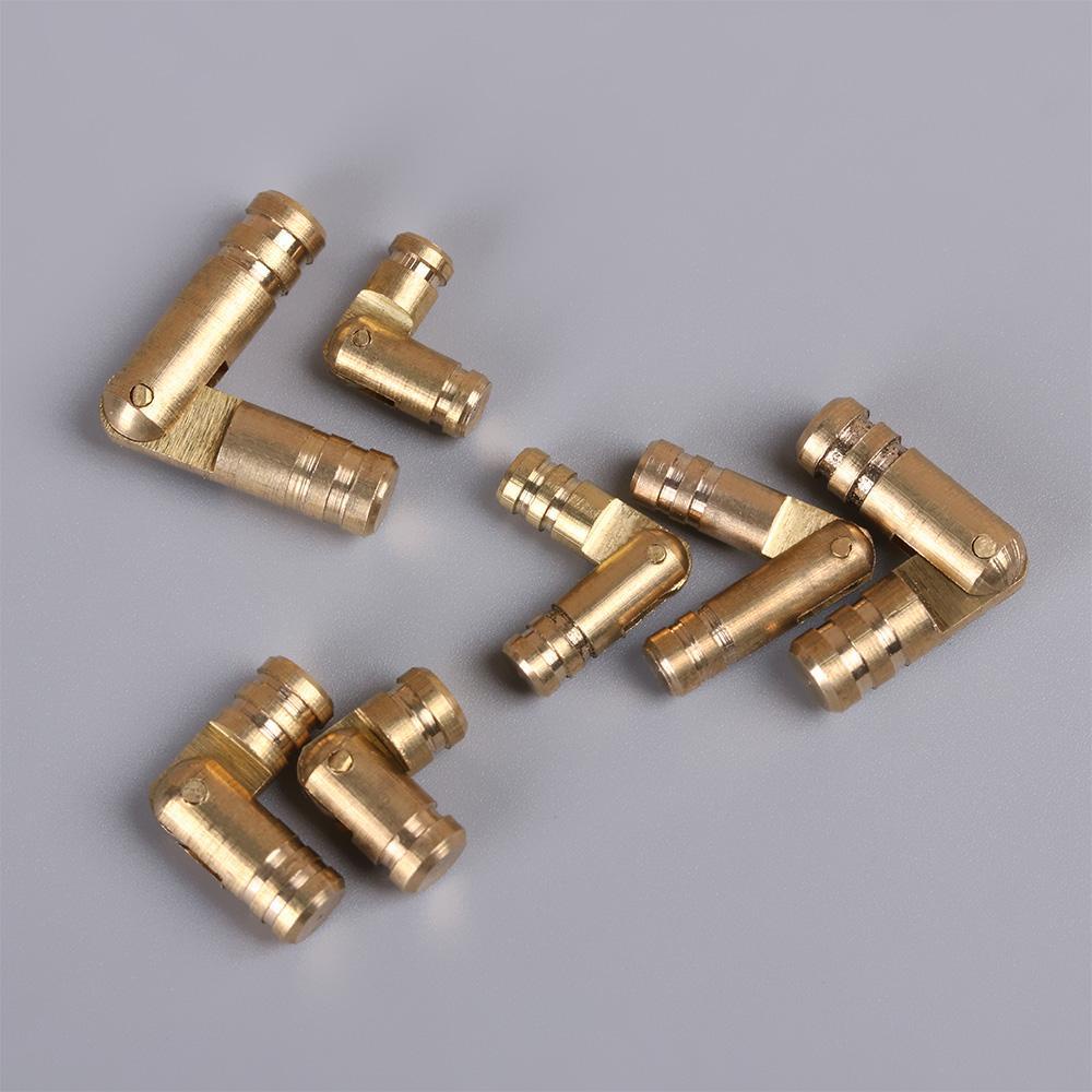 DORAW Set 10 Bản Lề Mini Bằng Đồng Nguyên Chất Mềm Mại Đóng Kín Hộp Gỗ