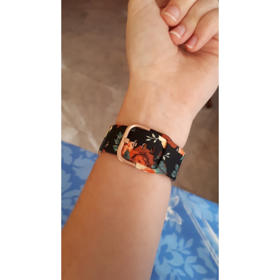 Dây Đeo Silicon Mềm Họa Tiết Rằn Ri Cho Đồng Hồ Thông Minh Huawei watch fit 2 fit2