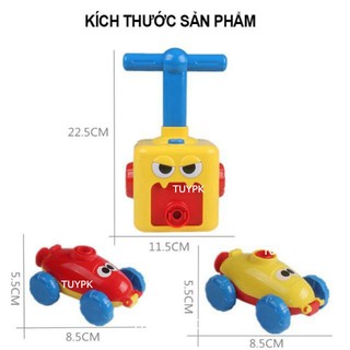 Đồ chơi xe hơi bóng bay, bơm bóng đua xe, phát triển khả năng vận động và tư duy của trẻ (Không cần pin)