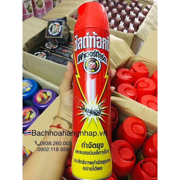 BÌNH XỊT CÔN TRÙNG SHIELDTOX 600ML THÁI LAN CHÍNH HÃNG - 9105