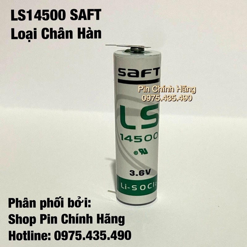 Pin Nuôi Nguồn LS14500 SAFT 3.6V Lithium Hàng Nhập Khẩu