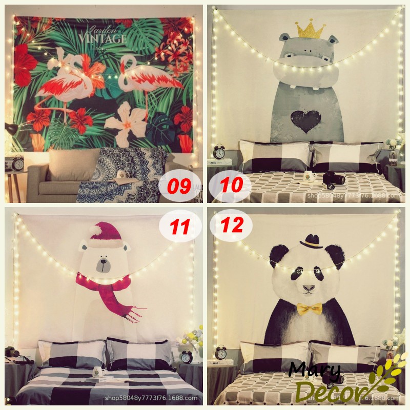 30+ Mẫu tranh vải treo tường decor, trang trí Mary Decor  (150x130cm, TẶNG móc treo) + Đèn led USB | BigBuy360 - bigbuy360.vn