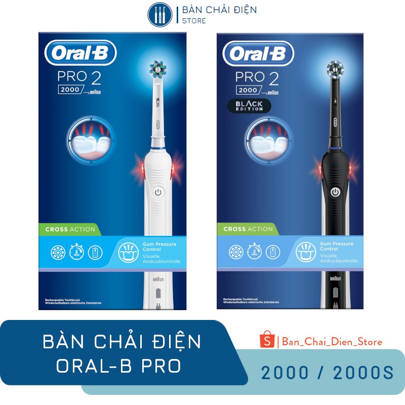 Bàn chải đánh răng điện Oral-B Pro 2000