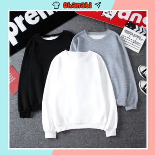 Áo nỉ nam nữ basic chất liệu nỉ bông ấm áp hợp thời trang AN01