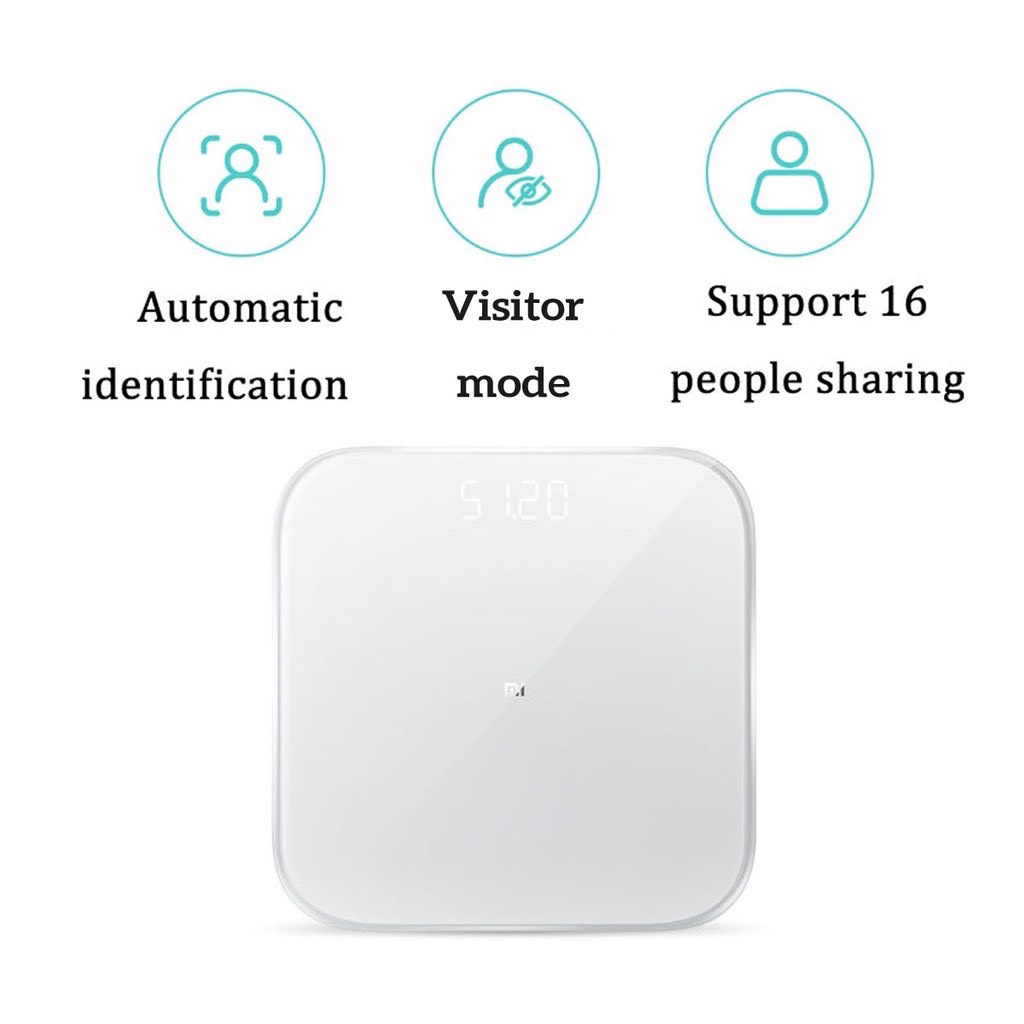 Cân Điện Tử Thông Minh Bluetooth Xiaomi Smart Scale Gen 2 – Bác Sĩ Gia Đình, Trợ Lý Sức Khỏe - Hàng Chính Hãng