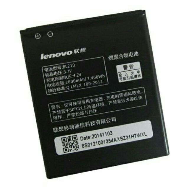 [Mã ELFLASH5 giảm 20K đơn 50K] Pin cho Lenovo BL210 cho Lenovo S820,S650 xịn có bảo hành