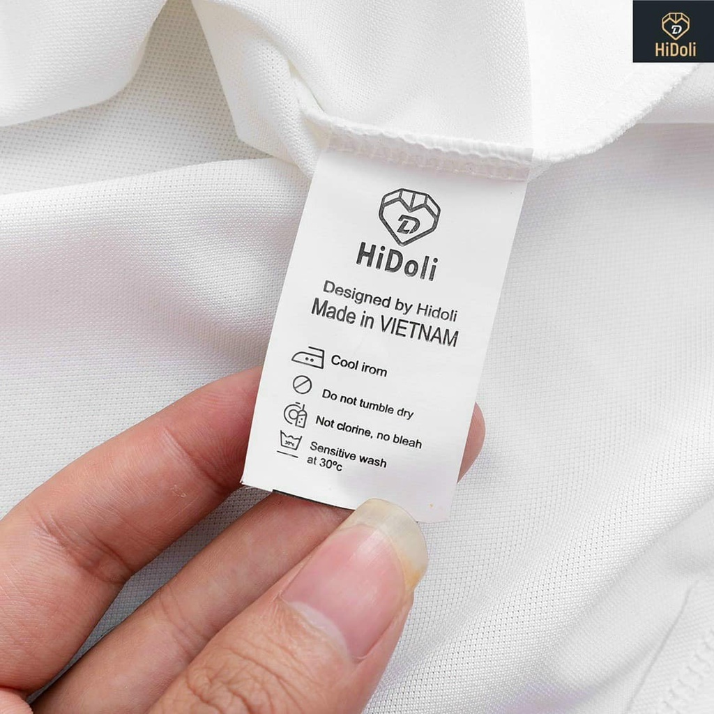 Áo Polo Nữ HIDOLI Ngắn Tay Có Cổ Phối Màu Cực Đẹp Chất Liệu Cotton Siêu Mềm