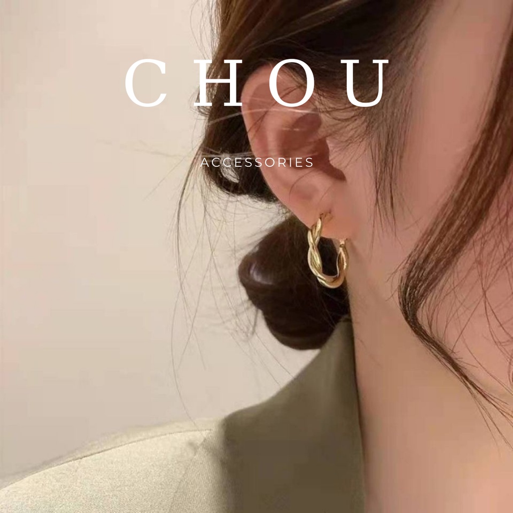 Bông Tai Tròn Xoắn | CHOU ACCESSORIES |