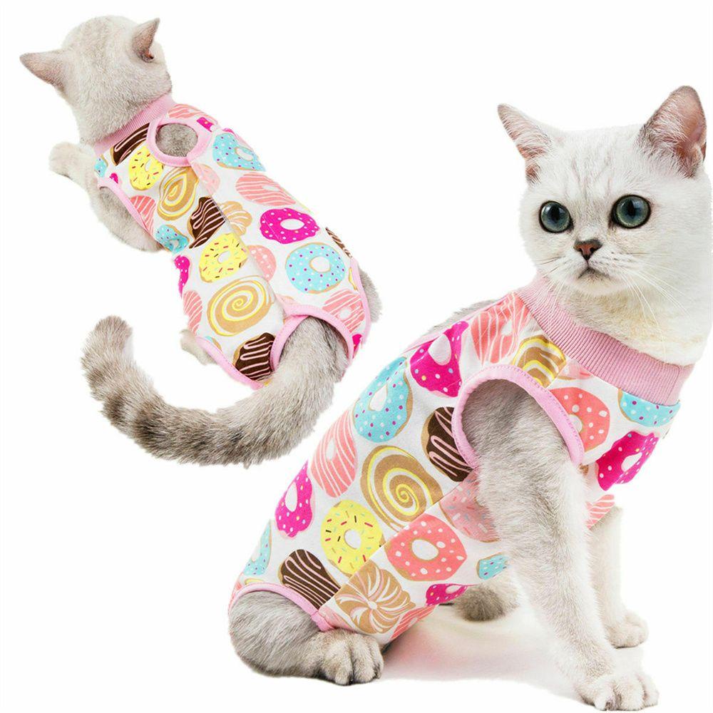 Áo Khoác Cotton Phục Hồi Vết Thương Cho Mèo
