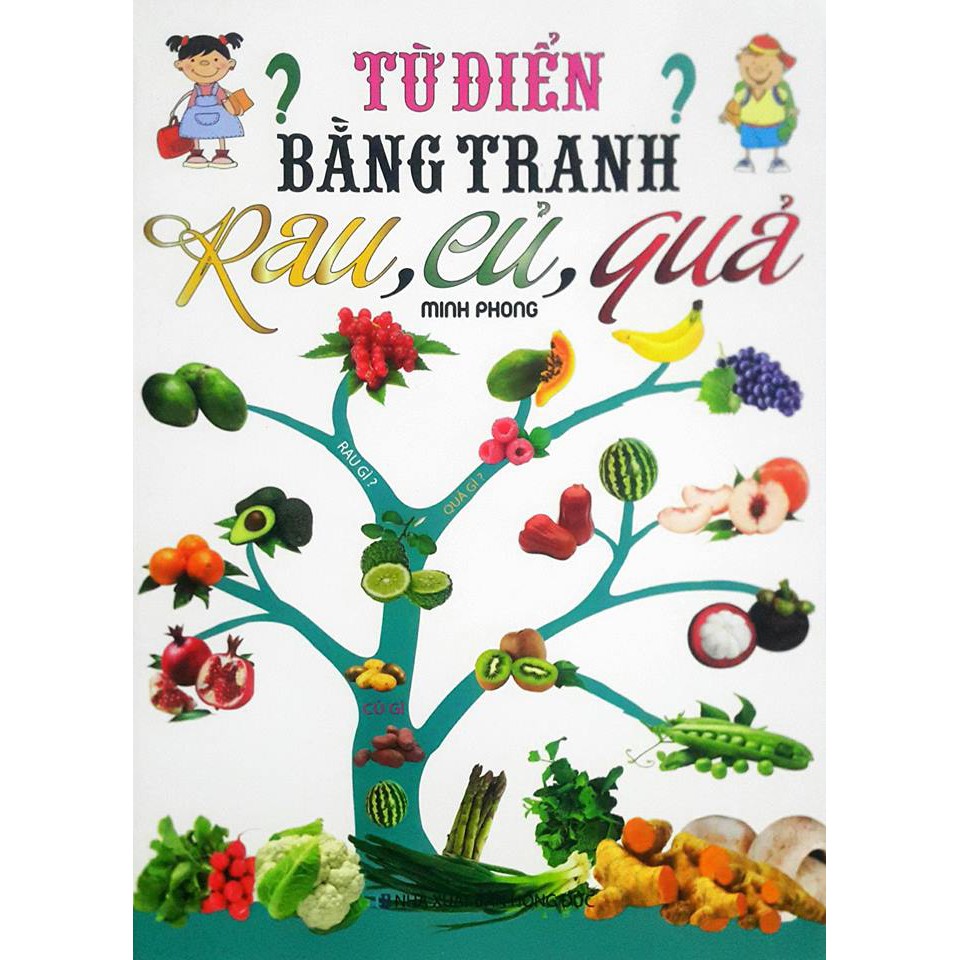 Sách - Từ Điển Bằng Tranh Rau, Củ, Quả