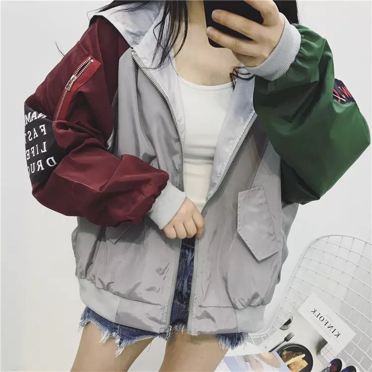 [S04] Áo khoác nữ dù phối kiểu ngộ nghĩnh - M091 | BigBuy360 - bigbuy360.vn