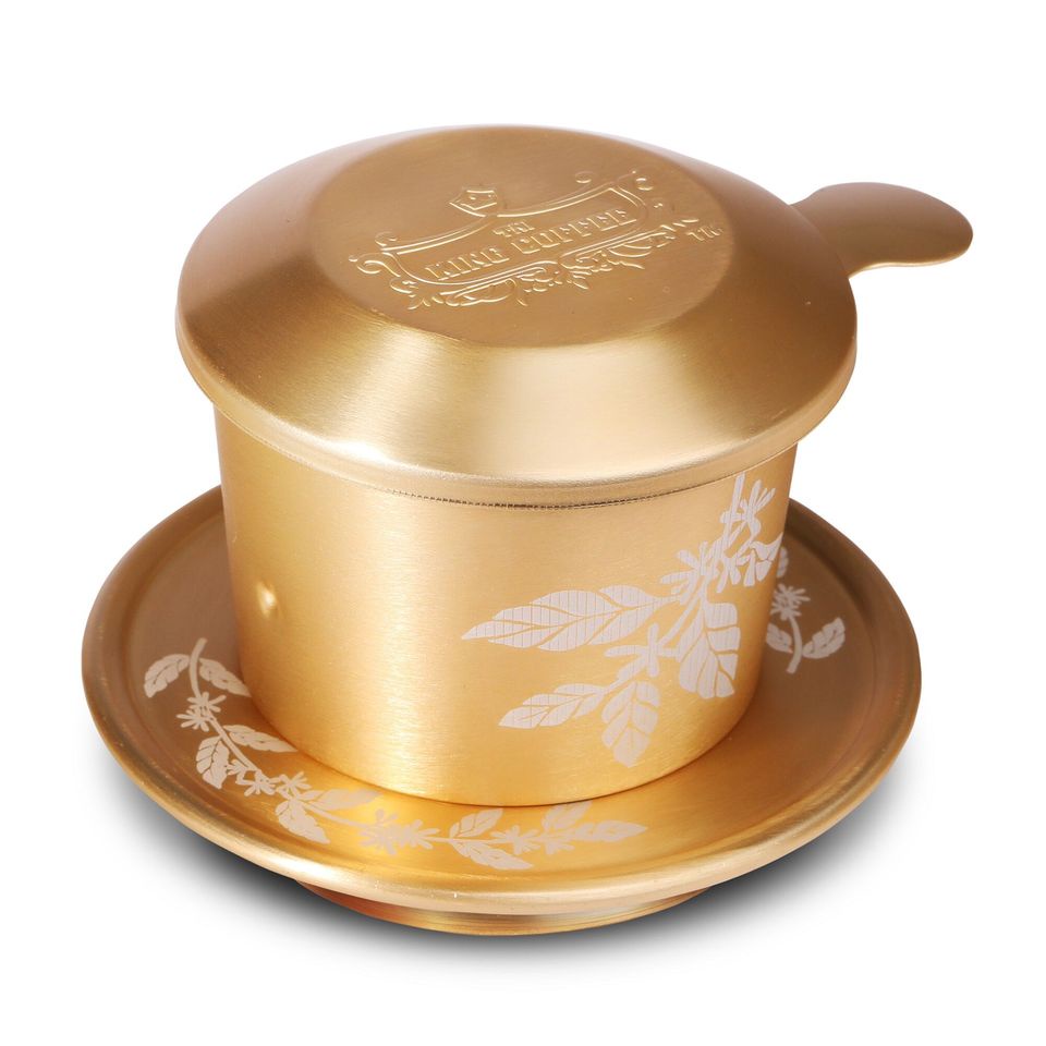 Phin pha cà phê mạ vàng cao cấp King Coffee 170 ml