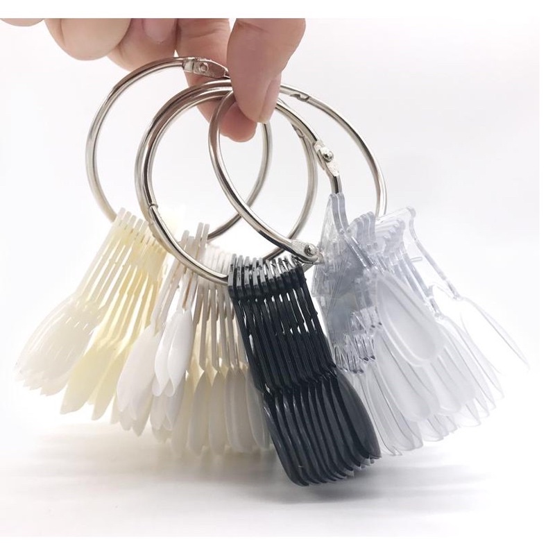 Set 10 vỉ Móng mẫu vương miện tập sơn , trưng bày mẫu