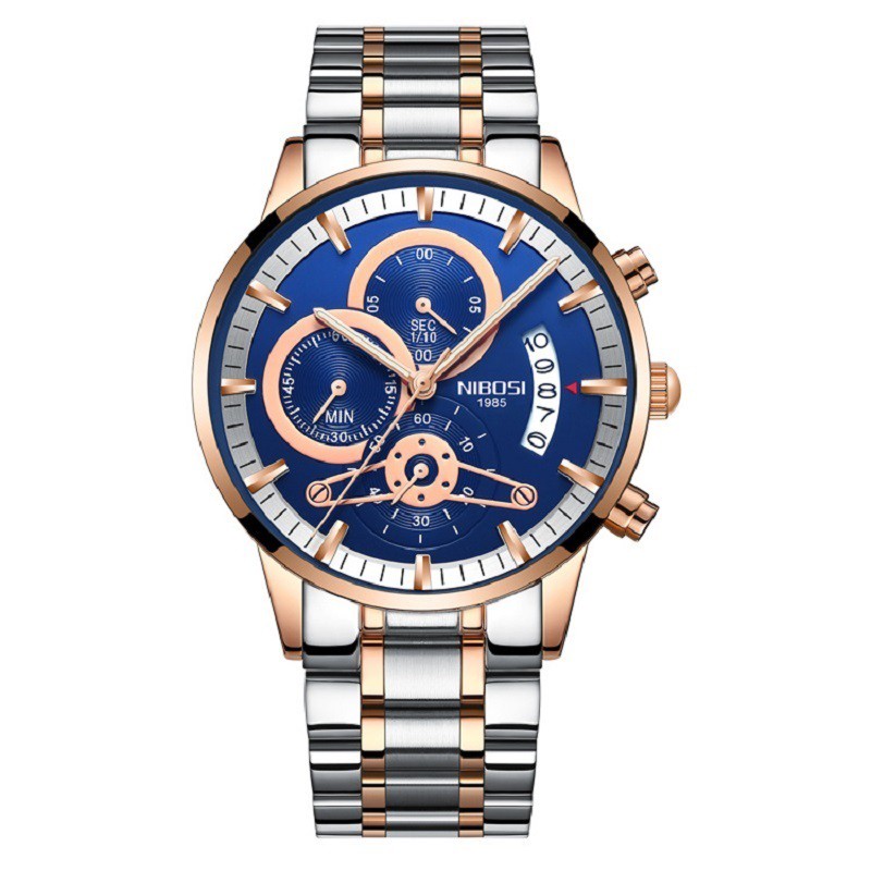 ĐỒNG HỒ NAM NIBOSI 2309-1 (1985) - FULLBOX DÂY THÉP ĐẶC CAO CẤP CHÍNH HÃNG [CÓ VIDEO - ẢNH THẬT] | BigBuy360 - bigbuy360.vn