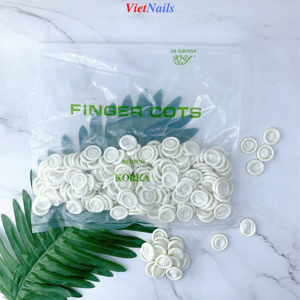 Set 200 Bao Bảo Vệ Ngón Tay Làm Nail, Phun Xăm – Bao Bảo Vệ Ngón Tay Cao Su