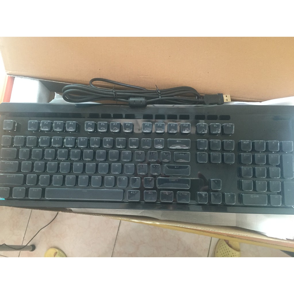 Bàn Phím Cơ KB BOSSTON MK921, Bàn Phím Cho Gamer, Streamer Cực Êm, Cực Nhạy, Chất lượng công ty, bảo hành 12 tháng