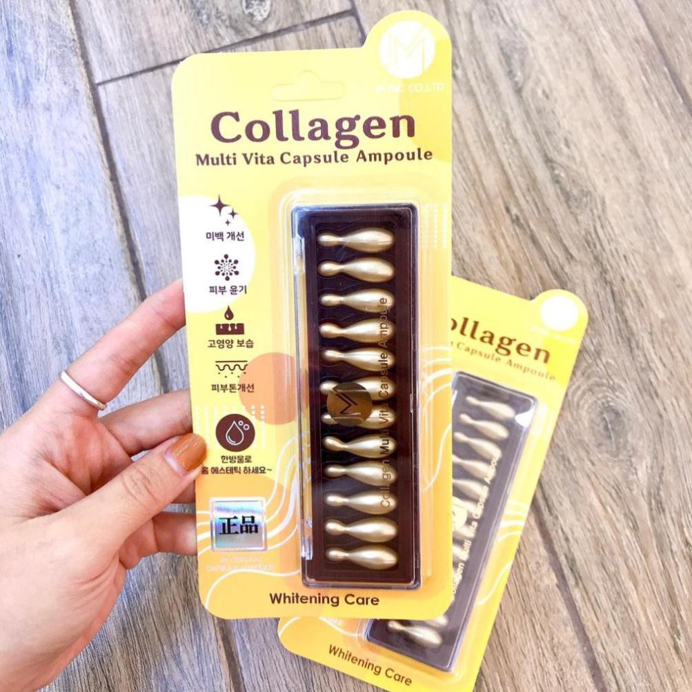 Viên Collagen tươi Ammud Multi Vita Ampoule Hàn Quốc vỉ 12 viên