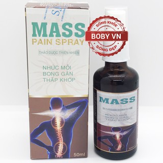 Mass Pain Spray - Xịt giảm nhức mỏi, bong gân, thấp khớp