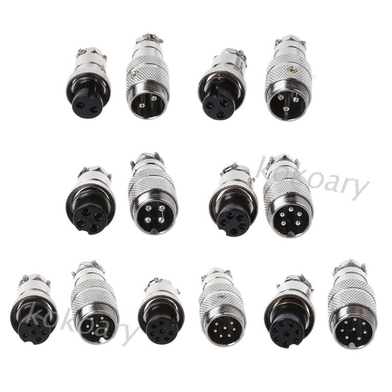 Đầu Nối Dây Điện Kok Gx16 2 / 3 / 4 / 5 / 6 / 7 / 8 Pin