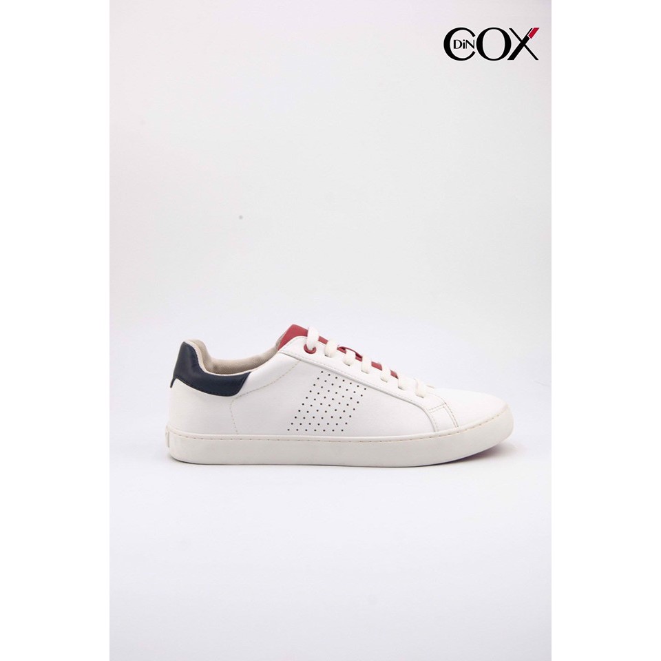 Giày Thể Thao Nam Cox Shoes OFF WHITE/RED 1901