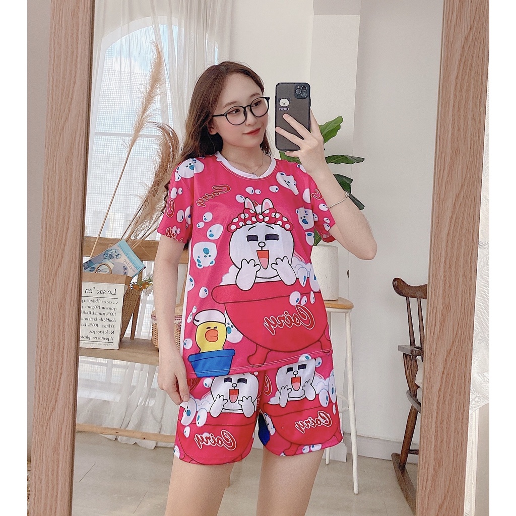 Set bộ đùi thun co giãn in 3D cực nét