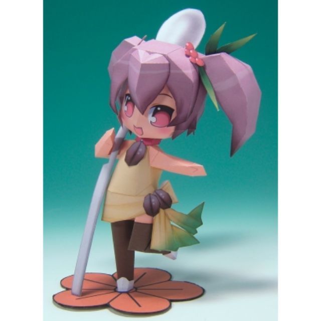 Mô hình giấy anime girl "hạt cà phê"-chan