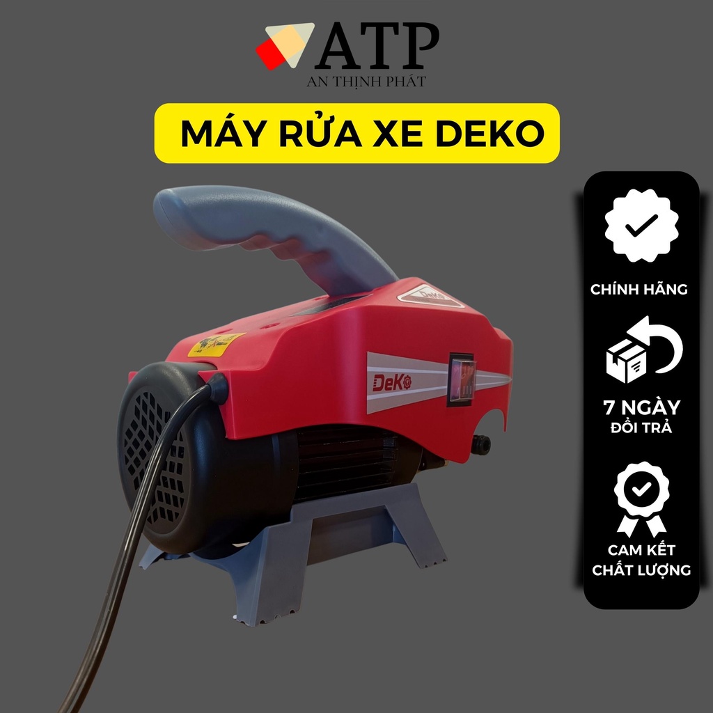 Máy rửa xe gia đình áp lực cao DEKO 2800W DK2800 - Máy rửa xe chính hãng bảo hành 24 tháng